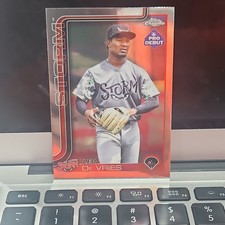 LEO DE VRIES ROOKIE PROSPECT 2025 Topps Chrome Pro Debut Oakland A's