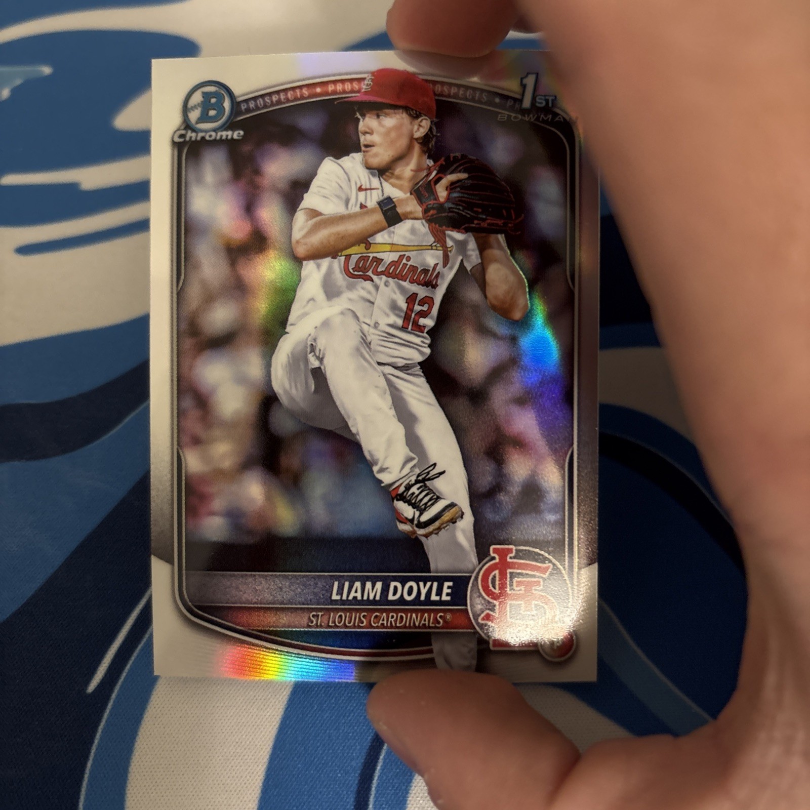 2025 Bowman Draft - Chrome Liam Doyle #BDC-12 Refractor (RC)