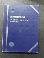Canadian Ten Cents, Whitman Collectn Book Binder  1937 to 1996, used, excellent