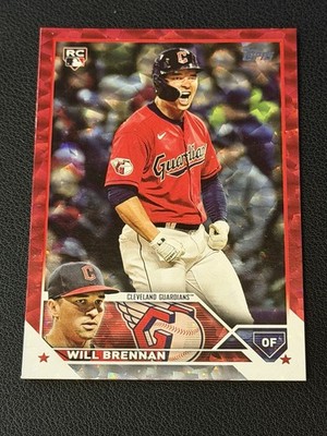 2023 Topps WILL BRENNAN RC /199 Red Foil Board INDIANS #453