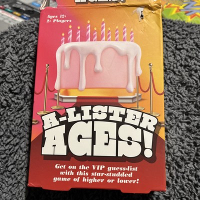 A-Lister Kartenspiel Alter höher oder niedriger 