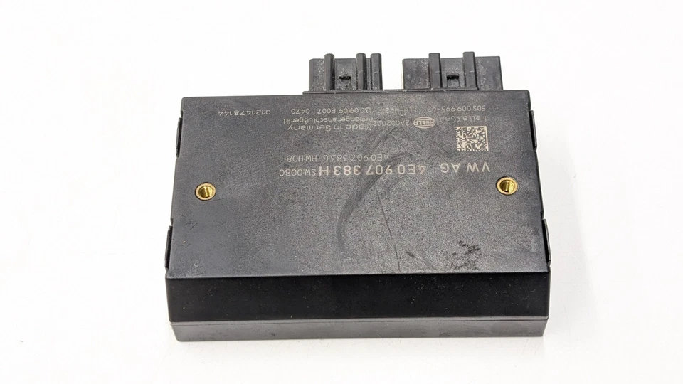 AUDI Q7 MK1 4L TOW BAR CONTROL MODULE ECU 4E0907383H 2010 - Image 3 of 4