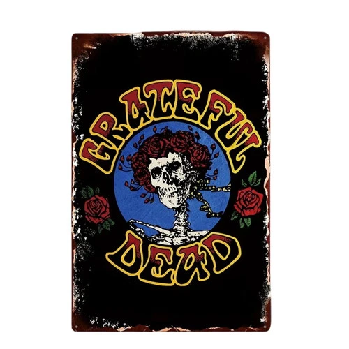 Vintage Rock Band Tin Metal Signs Poster Sign Plaque Metal Wall Plate Workshop