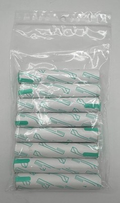 Quip Toothbrush Replacement Heads 8 Pack, White/Gray New Sealed.