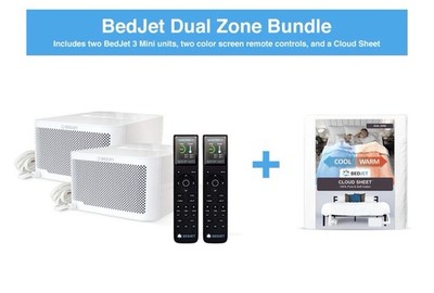  BedJet 3 Dual Zone Climate Comfort Sleep System 2 BedJets Couples King Sz NEW