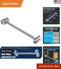 New Heavy-duty Steel Door Hinge Adjustment Wrench, Silver