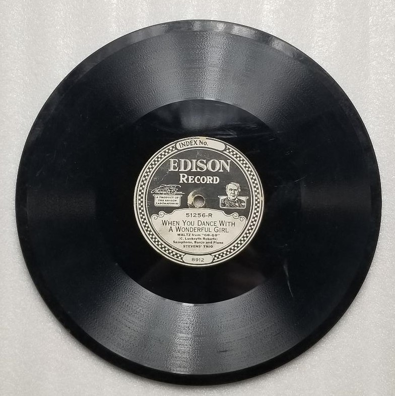 Edison 51256-R/L When You Dance With A Wonderful Girl/Dreamy Melody Stevens'Trio
