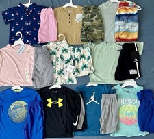 Huge Lot Boys Size 4 5 Clothes NEW EC 4T 5T Nike Jordan Under Armor Shorts
