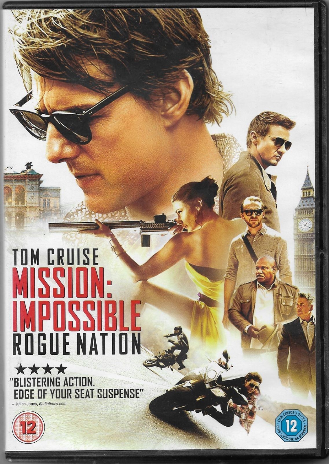 Mission: Impossible Rogue Nation DVD POSTED 48 HOURS TRACKED