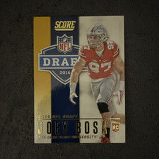 Panini 2016 Score Joey Bosa Ohio State Buckeyes NFL Draft #9 Rookie Card. rookie card picture