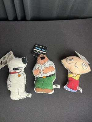 Family Guy dog squeak toy three-piece set Peter, Stevie And Brian Griffin toys 2