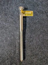 DECKMATE Marine Grade Stainless Steel 1/2 X 8 in. Hex Lag Screw (Quantity 10)