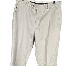 Brooks Brothers Advantage Chino Milano Fit Khaki Beige Pants Mens 32x32 Non-Iron