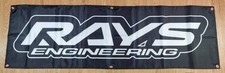 Racing Rays Engineering Banner flag sign Foot garage
