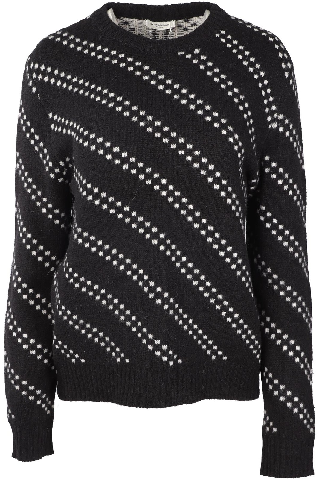 SAINT LAURENT MAGLIONE LANA NERO XLARGE