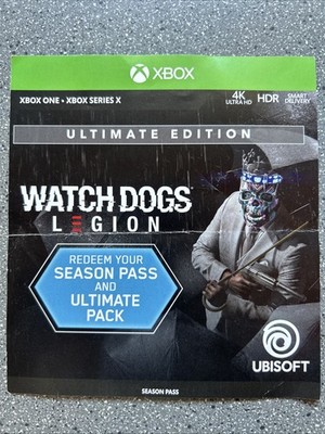 Rare Watch Dogs Legion Season Pass And Ultimate Pack XBOX
