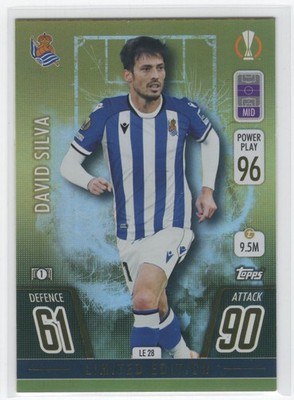 2021 Topps Match Attax Limited Edition UCL David Silva Real Sociedad #LE-28