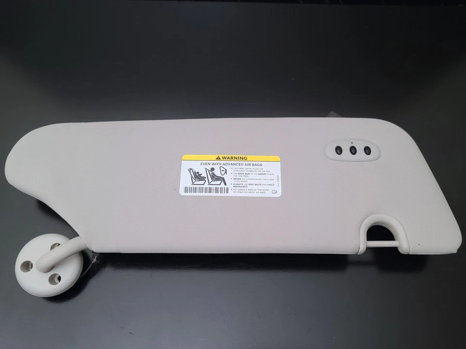 08-20 Dodge Grand Caravan Chrysler Town Country ЛЕВЫЙ солнцезащитный козырек со стороны водителя СЕРЫЙ - Изображение 2 из 4