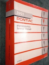 1991 FIREBIRD SHOP MANUAL / ORIGINAL SERVICE BOOK TRANS AM & MORE