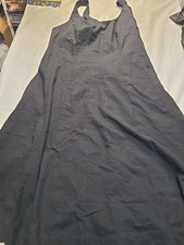 Women's Corset Midi A-Line Dress A New Day Black Plus Size Lightweight Size 22