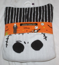 Disney Nightmare before Christmas Adult Family Sleep Hooded Untion Suit Pj XL