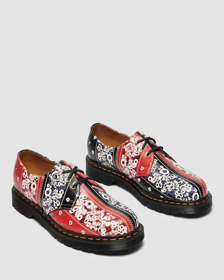 Dr. Martens x NOMARHYTHM TEXTILE 3 Hole Shoes 1461 COLLABO