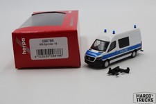 Herpa Mercedes-Benz Sprinter 18 Halbbus high roof "Polizei Nordrhein-Westfalen/B