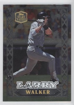 1999 Topps Stars 'n Steel Larry Walker #30 HOF 11pj