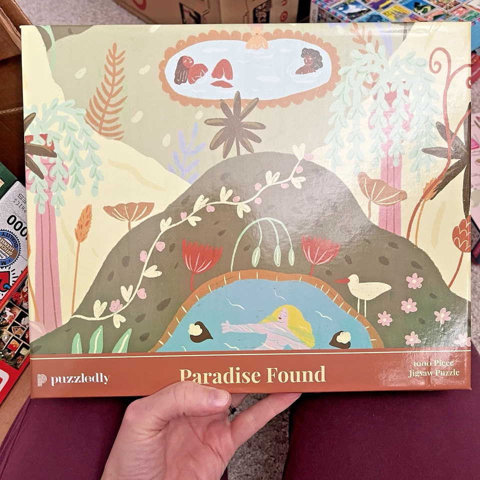 MIXED Lot Of 8 - 1000 Piece Puzzle Christmas Mermaid Haring Mucha Lit Rhymes - Image 3 of 4