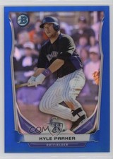 2014 Bowman Prospects Chrome Blue Refractor /250 Kyle Parker #BCP23 4g8