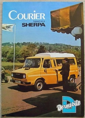 AUSTIN MORRIS SHERPA 250 L945 DORMOBILE COURIER PSV Sales Brochure Late 1970s ?