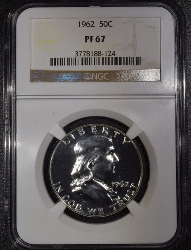 1962 Franklin Half Dollar "NGC PF67" *Free S/H After 1st Item*