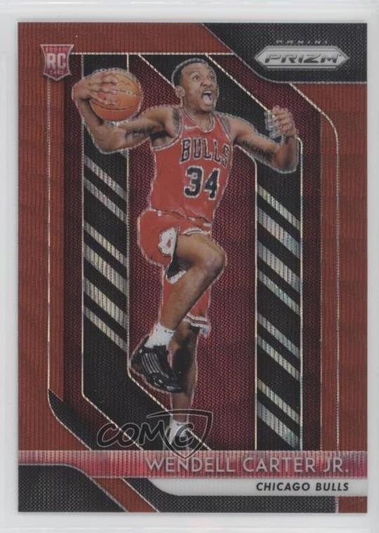 2018-19 Panini Prizm Ruby Wave Prizm Wendell Carter Jr #80 fm0