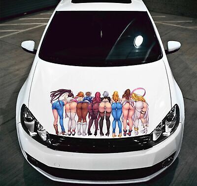 Sexy Girl Anime  Car  Hood Door Body Graphics Decal Vinyl 