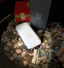 Cohiba Atmosphere 3er Zigarrenetui, weißes Leder, 5th Avenue Produkt, TOP