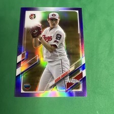 2021 topps chrome Haruki Ohmichi Purple Rc #78 Sp 180/299