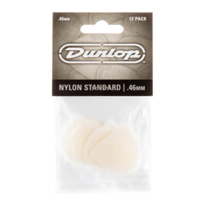 DUNLOP Nylon Standard Pick 0,46   Plektren   guitar picks   12er Pack