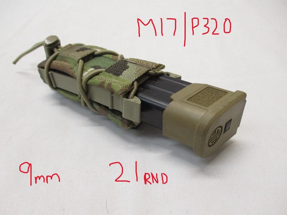 HIGH SPEED GEAR MULTICAM SINGLE PISTOL TACO MAGAZINE POUCH HSGI LT MOLLE/PALS - Image 3 of 4