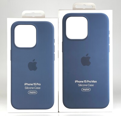 OEM Genuine Apple Silicone MagSafe Case For iPhone 15 Series