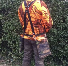 FERRETING PURSE NET HARNESS DETACHABLE BAGS ADJUSTABLE STRAPS RABBITING HUNTING