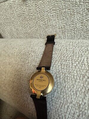 RARE RAYMOND WEIL OTHELLO ULTRA THIN 18K GOLD ELECTROPLATE RARE RAYMOND WEIL OTHELLO ULTRA THIN 18K GOLD ELECTROPLATE