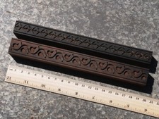 letterpress wooden printing blocks ornaments Art Nouveau Deco wood line lines ~~