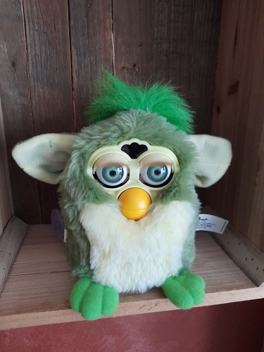 Furby Original Vert Green Tiger 1998 1999 Rare