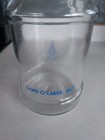 10.5" Clear Glass Land O Lakes Butter Cream Can Glass Cookie Jar Dairy Rare — photo 4