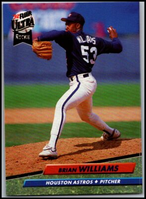 1992 Fleer Ultra #498 Brian Williams - Rookie RC FREE SHIPPING!