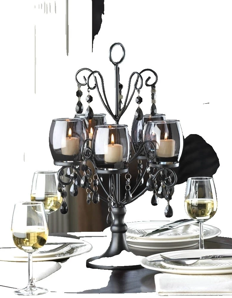 Candelabros Vela contemporánea de vidrio