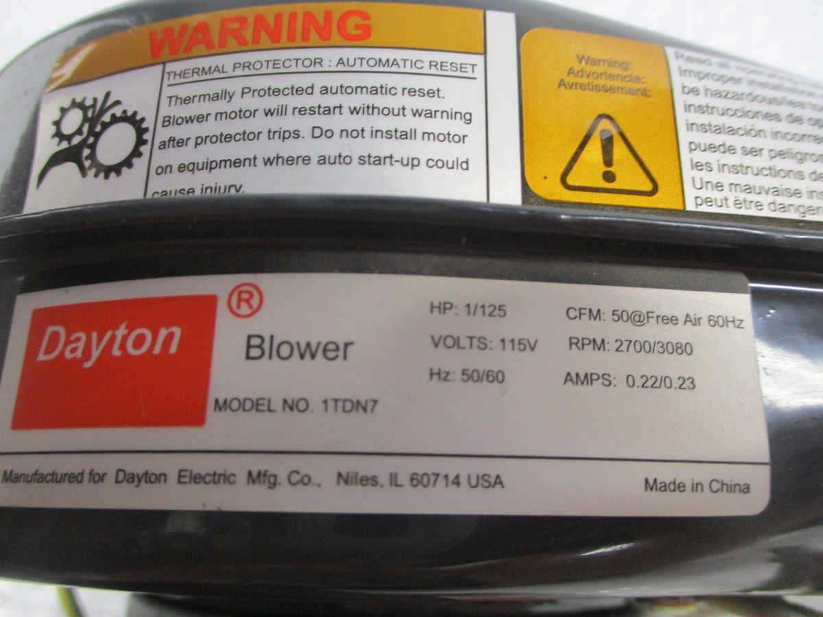 DAYTON MG0822006171010 BLOWER NSNP | eBay