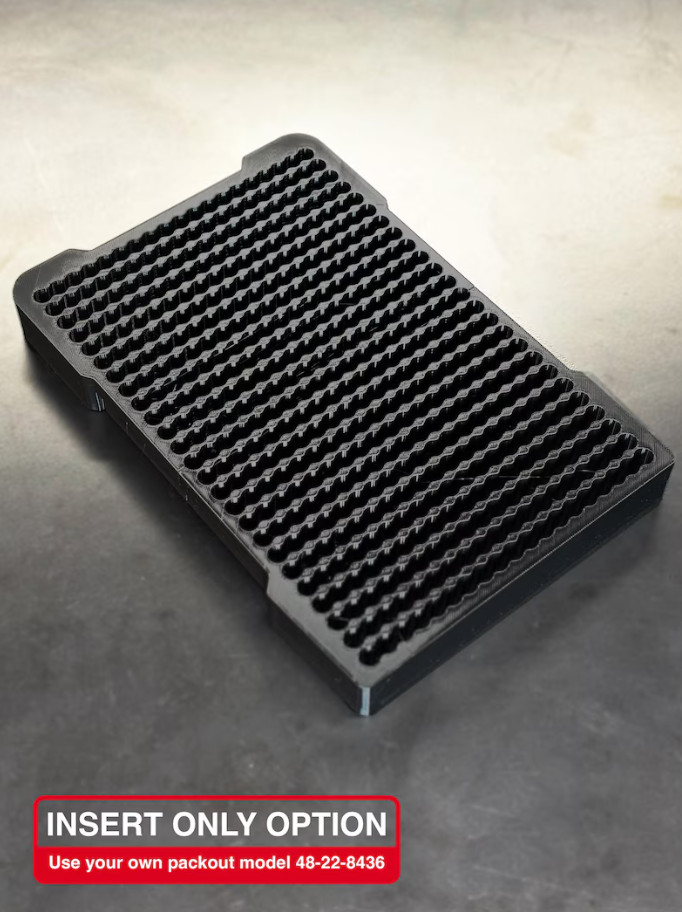 Ammo Organizer Insert for Milwaukee Packout – Storage for 9mm Ammo