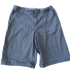 Cat  Jack Chino Shorts Youth Boys Size 16 Gray Elastic Adjustable Casual Bottom