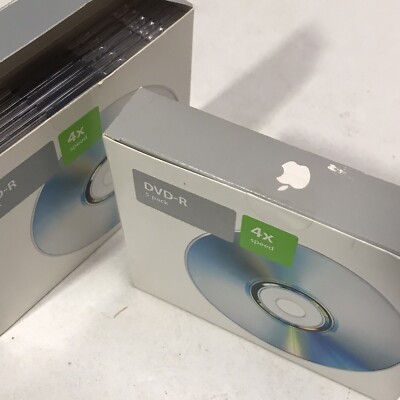 2種　DVD.GREEN APPLE Apple DVD-R Media 5 Pack Lot Of 2 4.7GB Recordable General Purpose